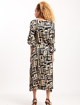 Bağlamalı Empirme Elbise