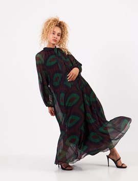 piliseli empirme elbise, piliseli empirme elbise